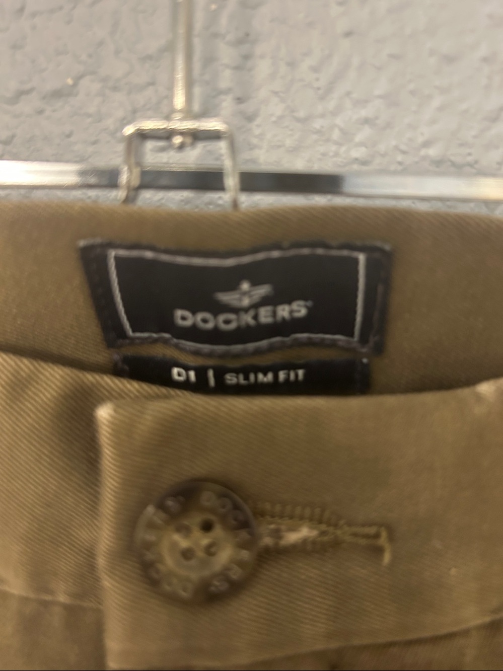 Dockers Olive Green Men’s Slacks - Picture 2 of 7